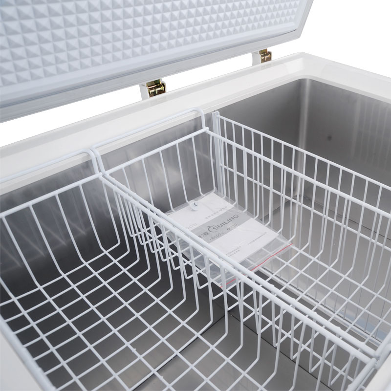穗凌BD-730商用卧式单温顶盖式冷冻冷藏不锈钢冰柜零下25度急冻柜